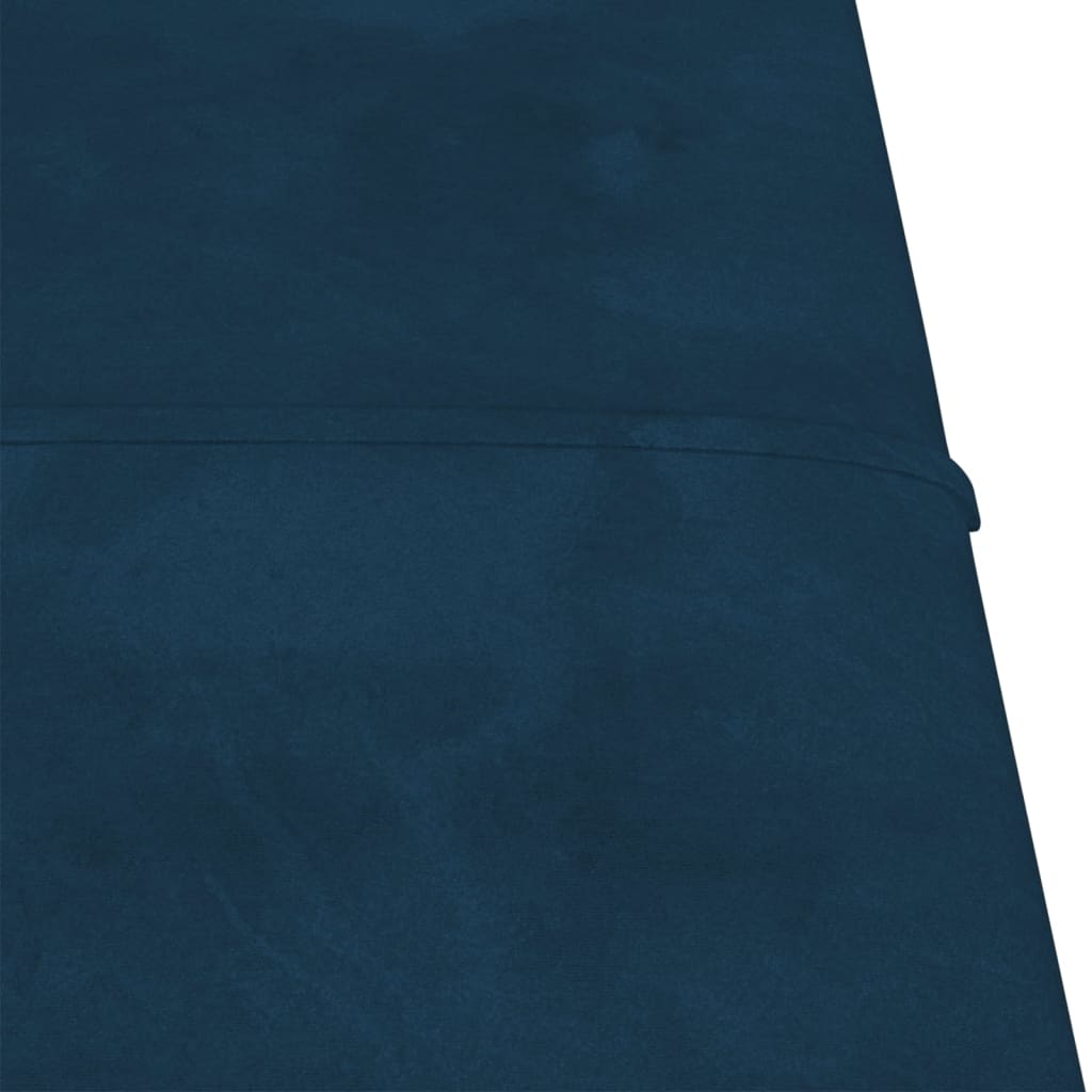 Panouri de perete 12 buc. albastru 30x30 cm catifea 1,08 m²