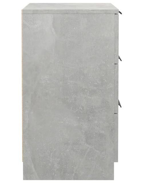 Încărcați imaginea în vizualizatorul Galerie, Noptieră, gri beton, 40x36x65 cm
