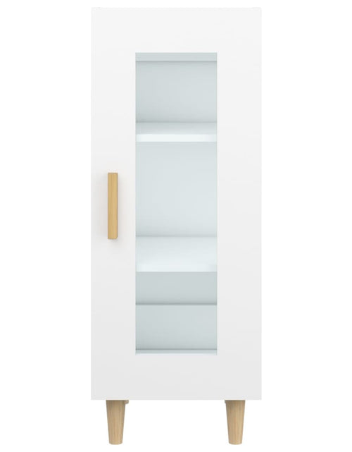 Încărcați imaginea în vizualizatorul Galerie, Servantă, alb, 34,5x34x90 cm, lemn compozit
