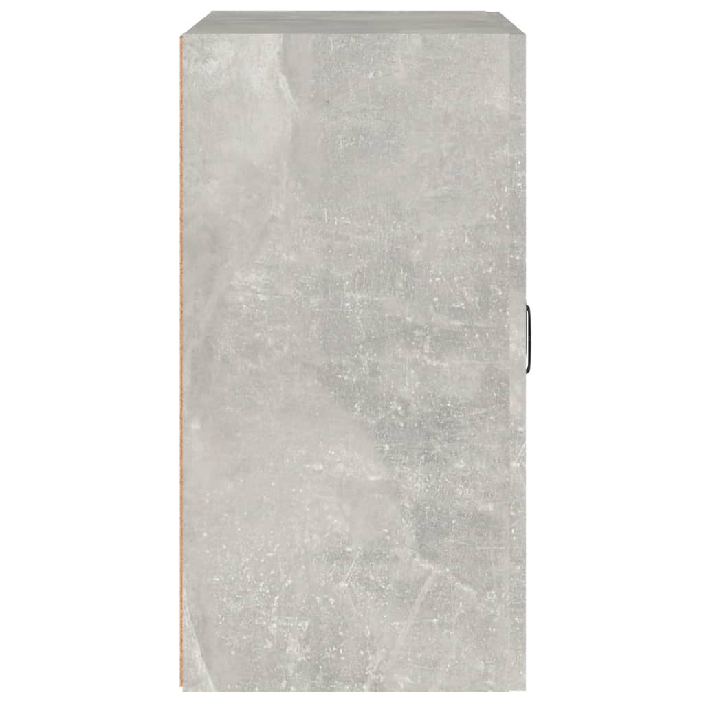 Dulap de perete, gri beton, 60x31x60 cm, lemn prelucrat