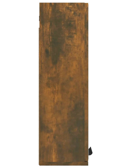 Загрузите изображение в средство просмотра галереи, Dulap de baie cu oglindă, stejar fumuriu, 64x20x67 cm - Lando
