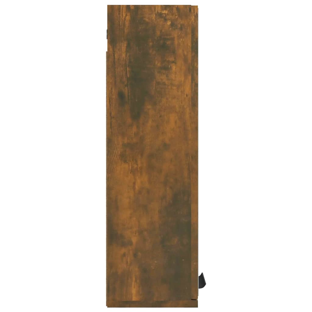 Dulap de baie cu oglindă, stejar fumuriu, 64x20x67 cm - Lando