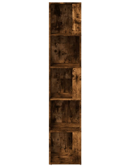 Încărcați imaginea în vizualizatorul Galerie, Dulap colțar, stejar fumuriu, 33x33x164,5 cm, lemn prelucrat
