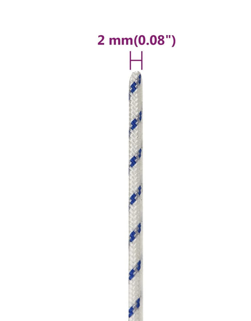 Загрузите изображение в средство просмотра галереи, Frânghie de barcă, alb, 2 mm, 250 m, polipropilenă
