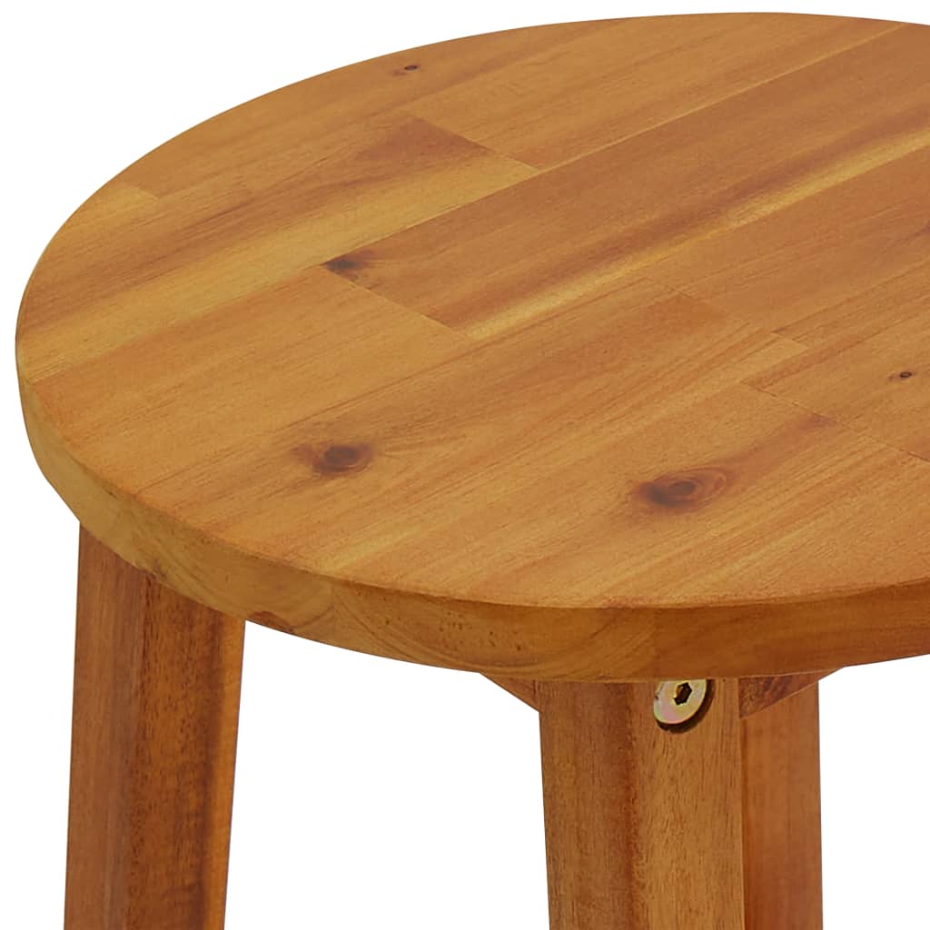 Set mobilier de bar de grădină, 5 piese, lemn masiv de acacia