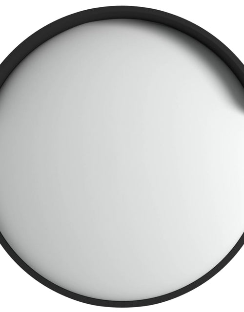 Загрузите изображение в средство просмотра галереи, Oglindă de trafic convexă exterior, negru, Ø45 cm, policarbonat - Lando
