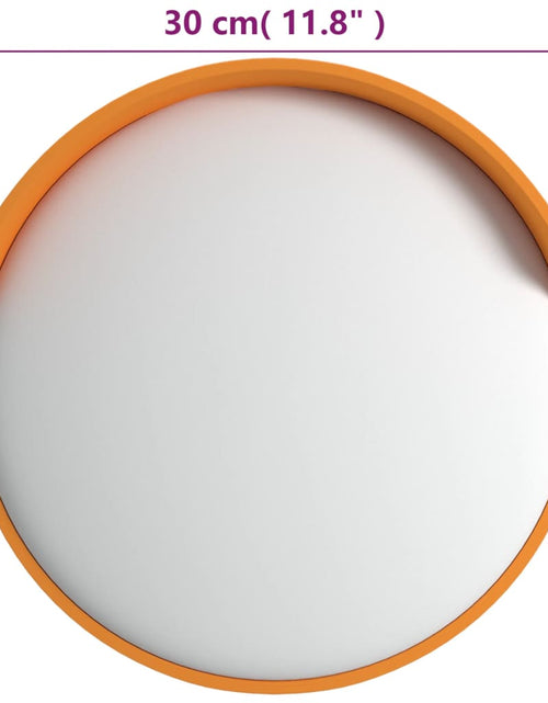 Încărcați imaginea în vizualizatorul Galerie, Oglindă trafic convexă exterior, portocaliu Ø30 cm policarbonat - Lando
