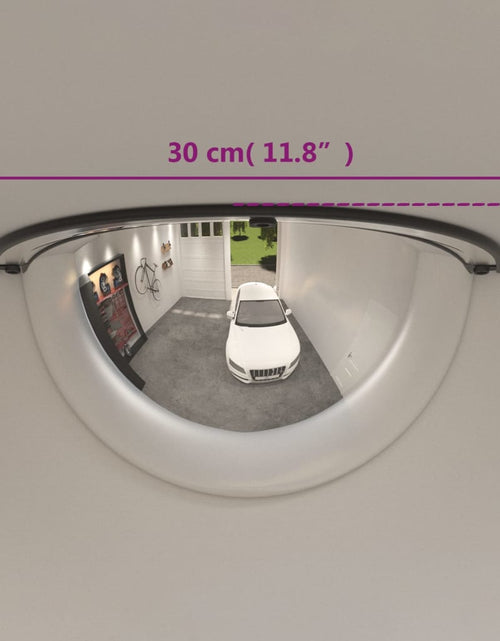 Загрузите изображение в средство просмотра галереи, Oglinzi de trafic jumătate de cupolă, 2 buc., Ø30 cm, acril
