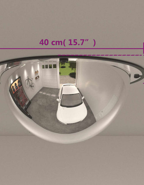 Încărcați imaginea în vizualizatorul Galerie, Oglindă de trafic cupolă completă, Ø40 cm, acril
