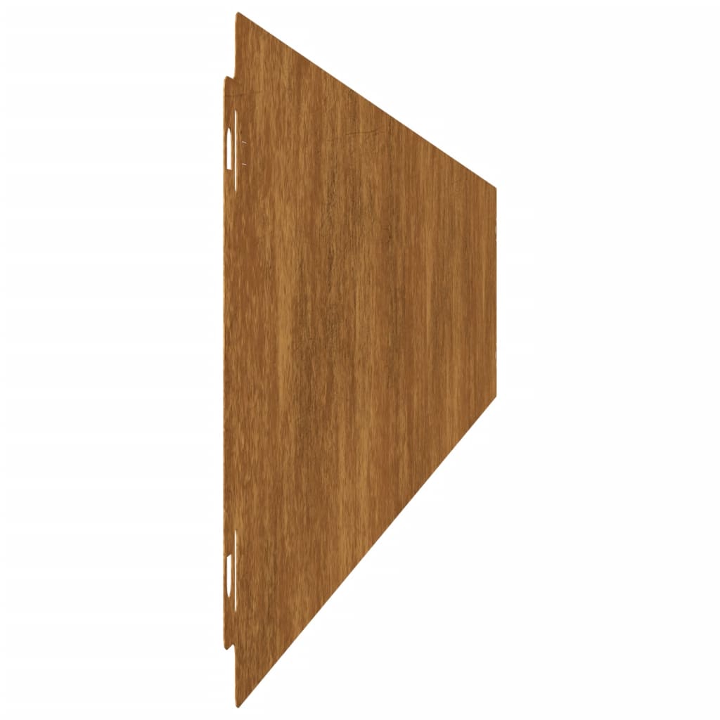 Borduri de gazon 50 buc. 15x103 cm oțel Corten flexibil