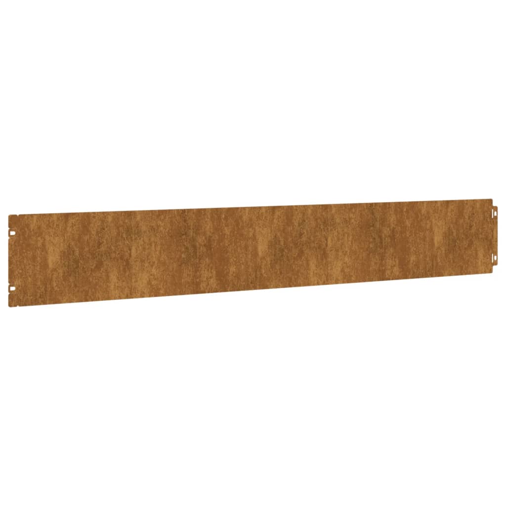 Borduri de gazon 50 buc. 15x103 cm oțel Corten flexibil