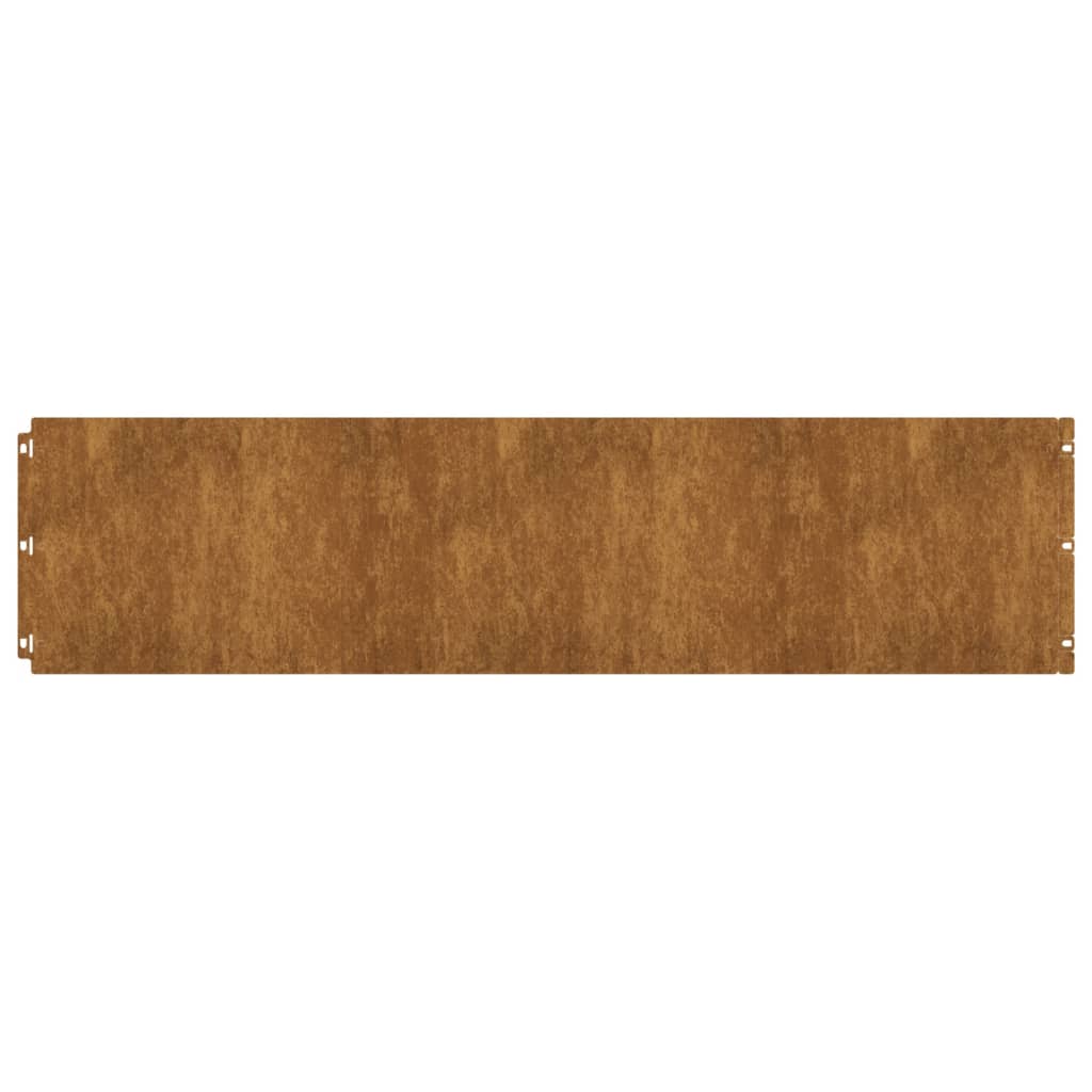 Borduri de gazon 10 buc. 25x103 cm oțel Corten flexibil