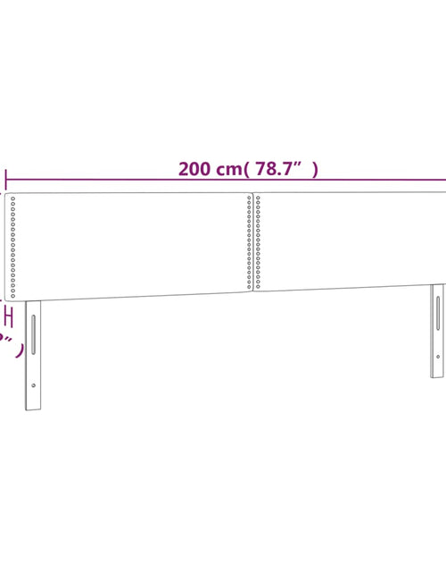 Încărcați imaginea în vizualizatorul Galerie, Tăblii de pat, 2 buc, gri închis, 100x5x78/88 cm, textil
