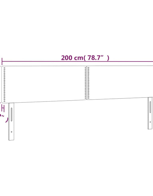 Загрузите изображение в средство просмотра галереи, Tăblii de pat, 2 buc, gri taupe, 100x5x78/88 cm, textil
