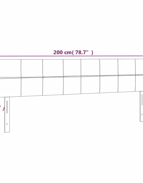 Загрузите изображение в средство просмотра галереи, Tăblii de pat, 2 buc, gri închis, 100x5x78/88 cm, textil
