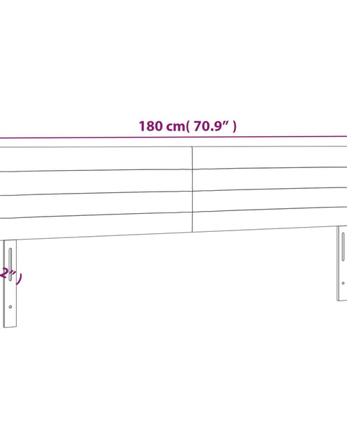 Încărcați imaginea în vizualizatorul Galerie, Tăblii de pat, 2 buc, maro închis, 90x5x78/88 cm, textil
