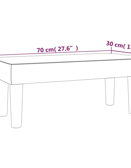 Încărcați imaginea în vizualizatorul Galerie, Bancă, roz, 70x30x30 cm, catifea
