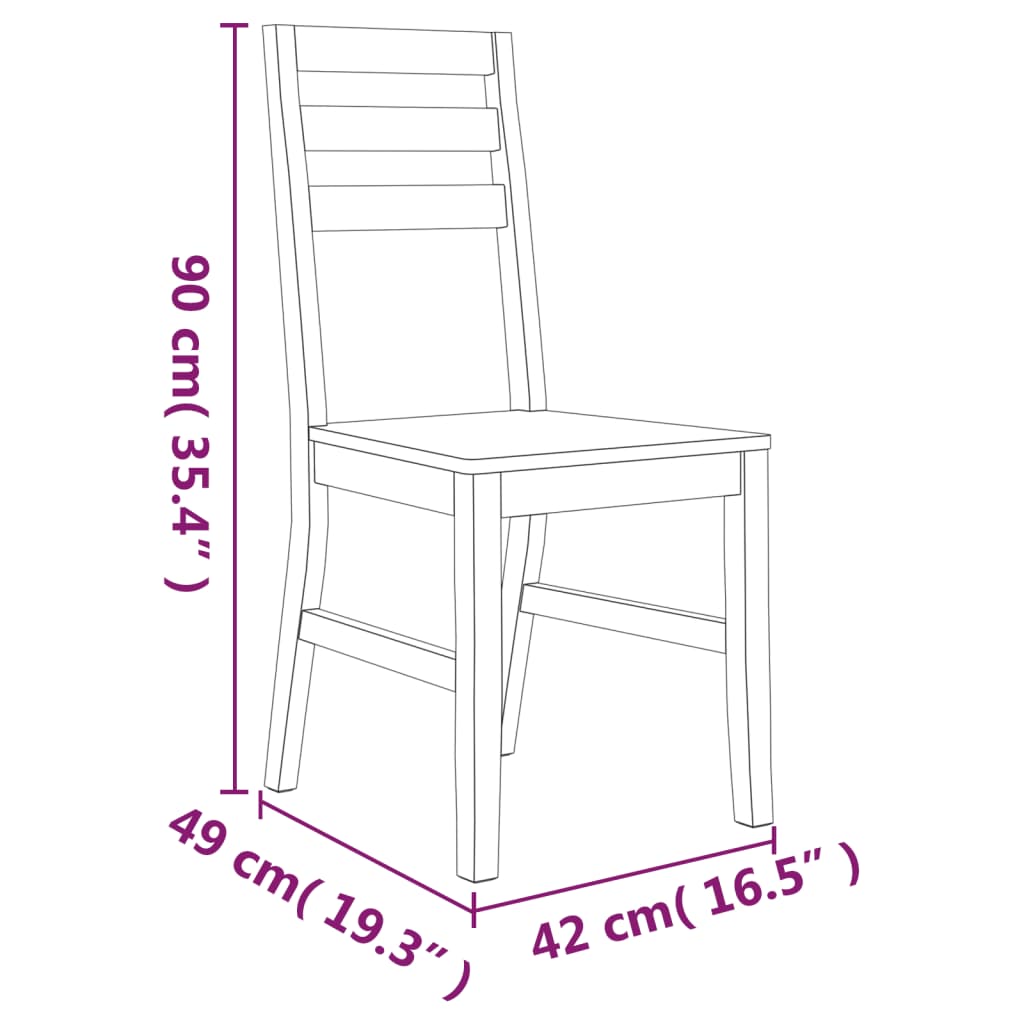 Set mobilier de bucătărie, 5 piese, lemn masiv de acacia