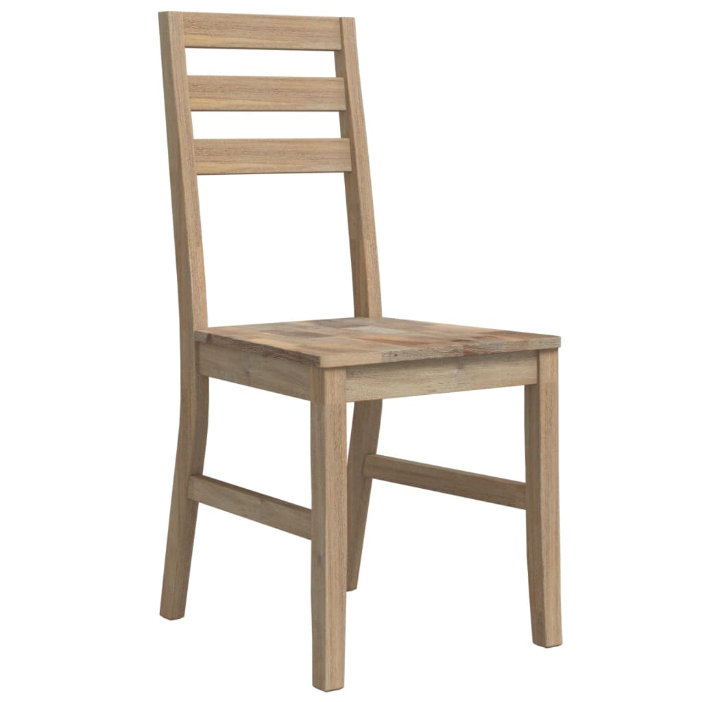 Set mobilier de bucătărie, 7 piese, lemn masiv de acacia