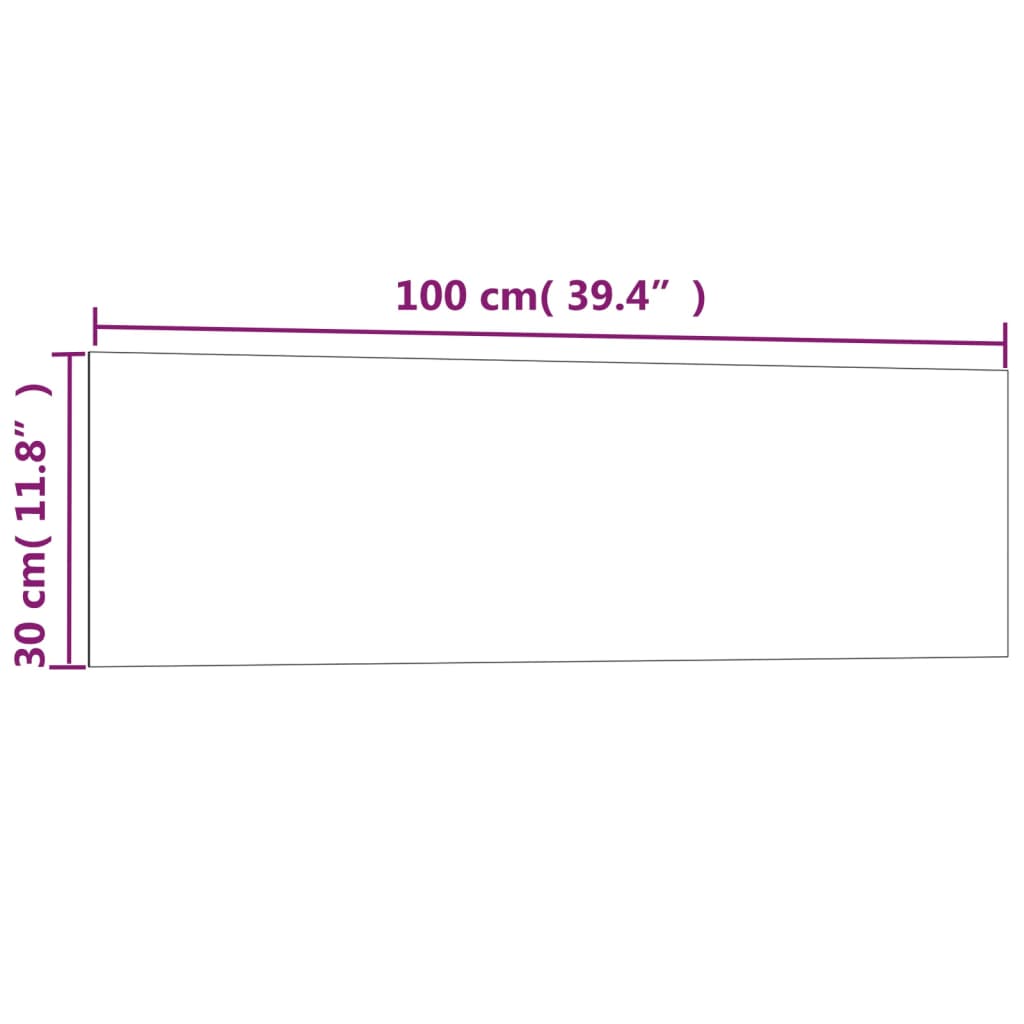 Tablă magnetică de perete neagră 30x20 cm, sticlă securizată