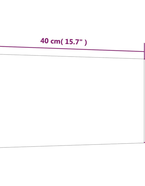 Загрузите изображение в средство просмотра галереи, Tablă magnetică de perete neagră 40x20 cm, sticlă securizată
