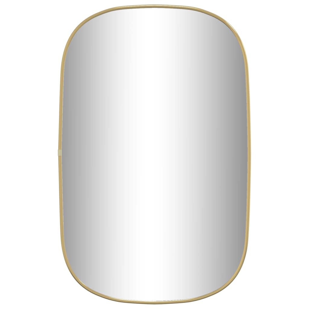 Oglindă de perete, auriu, 70x45 cm