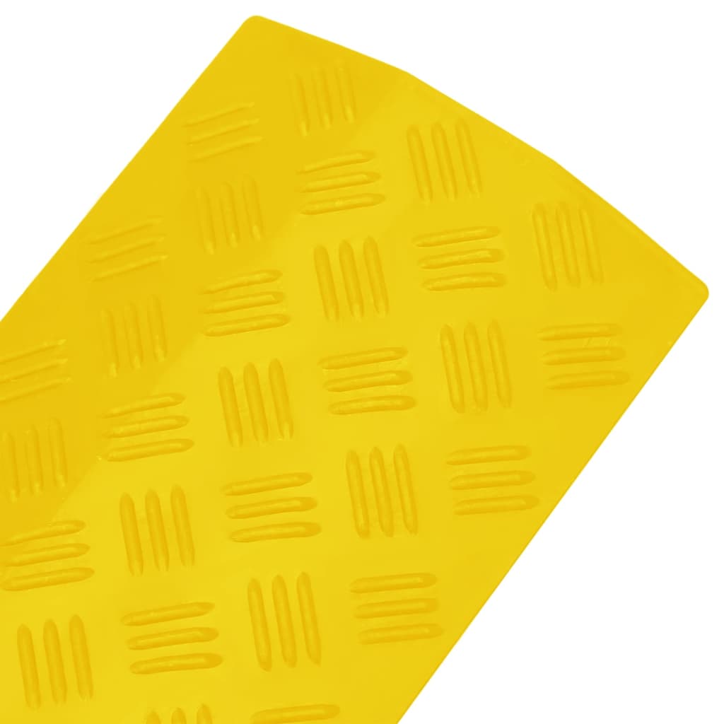 Rampe de protecție pentru cabluri, 2 buc., galben, 98,5 cm
