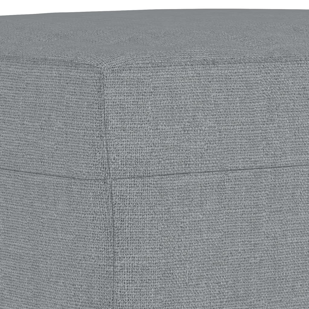 Taburet, gri deschis, 70x55x41 cm, material textil