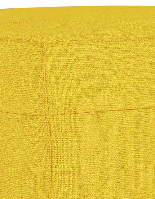 Încărcați imaginea în vizualizatorul Galerie, Taburet, galben deschis, 70x55x41 cm, material textil
