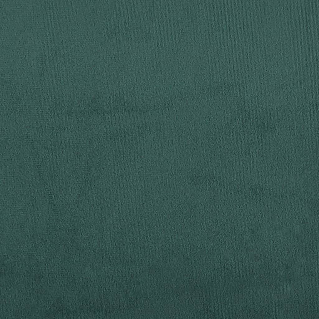 Taburet, verde închis, 70x55x41 cm, catifea