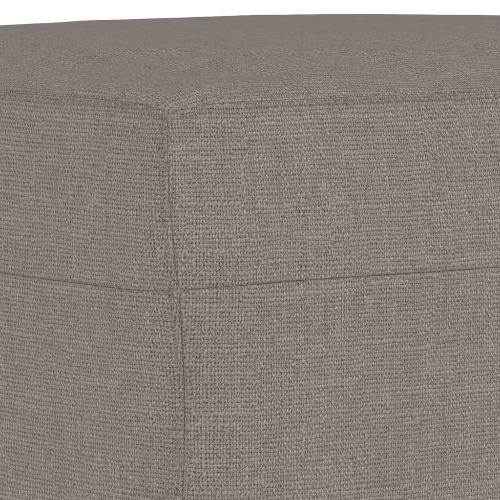 Taburet, gri taupe, 60x50x41 cm, material textil