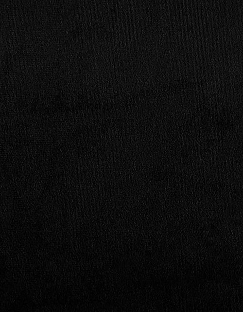 Încărcați imaginea în vizualizatorul Galerie, Taburet, negru, 60x50x41 cm, microfibră
