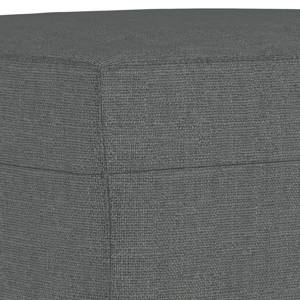 Taburet, gri închis, 70x55x41 cm, material textil