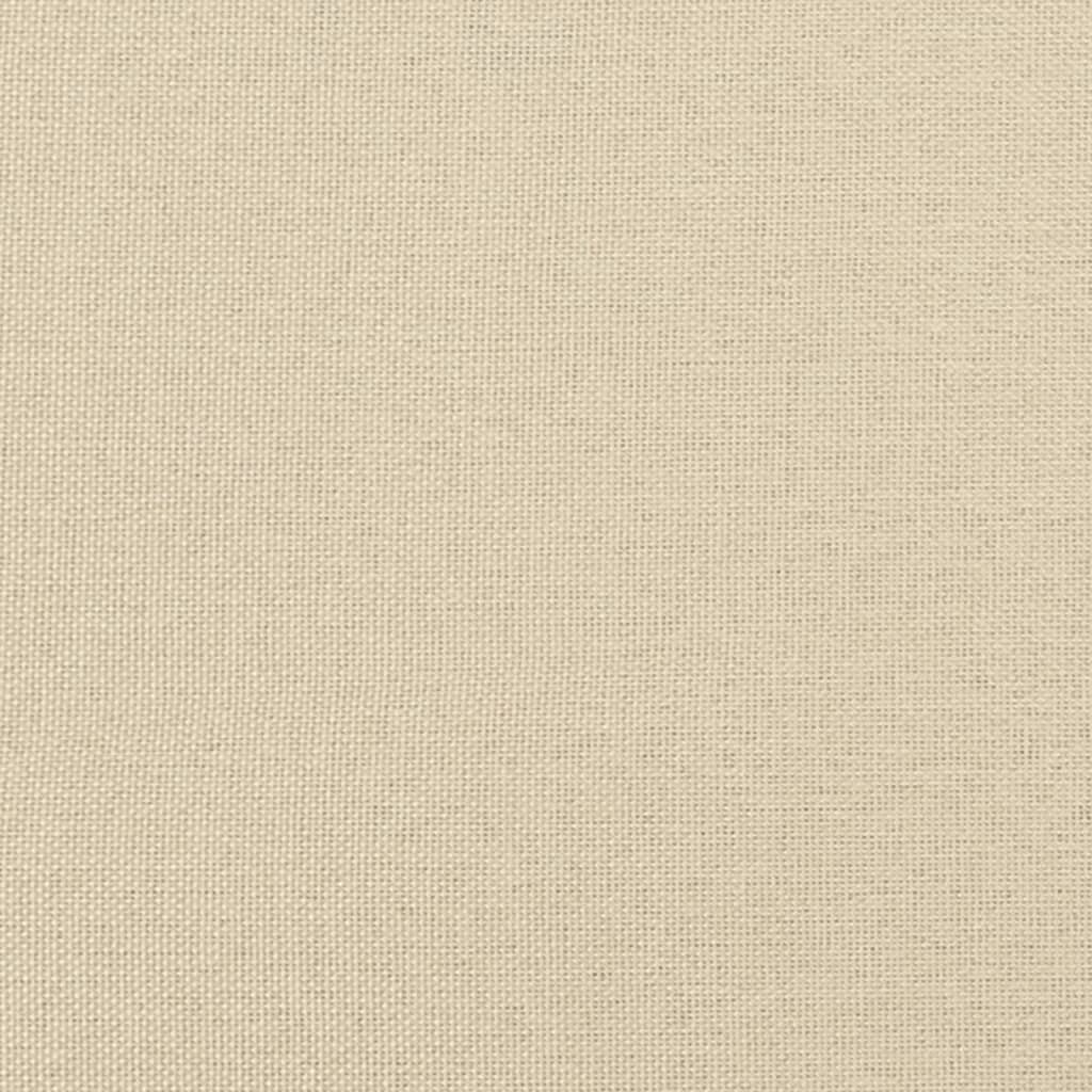 Taburet, crem, 70x55x41 cm, material textil