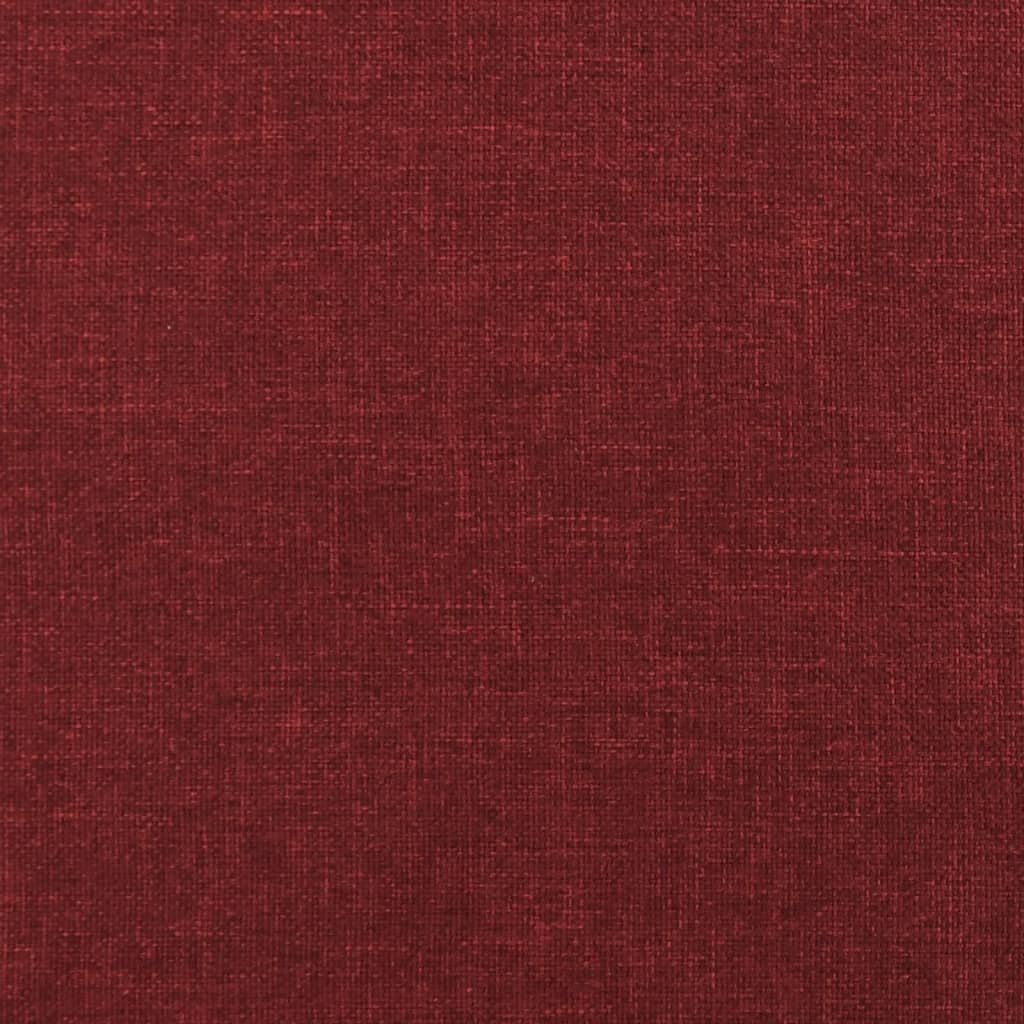 Bancă, roșu vin, 70x35x41 cm, textil