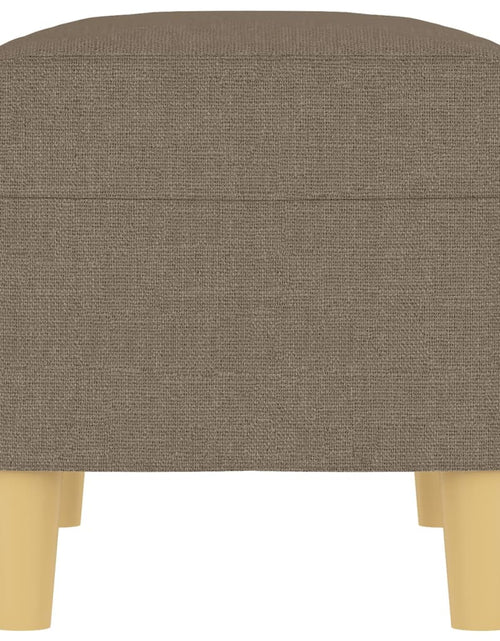 Încărcați imaginea în vizualizatorul Galerie, Bancă, gri taupe, 70x35x41 cm, textil
