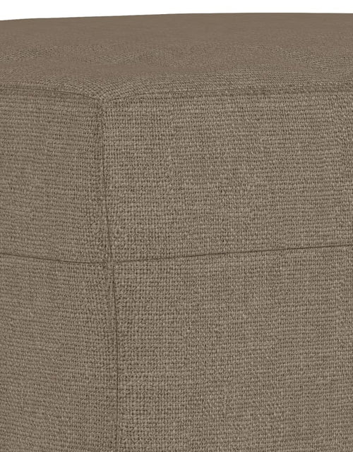 Încărcați imaginea în vizualizatorul Galerie, Bancă, gri taupe, 70x35x41 cm, textil
