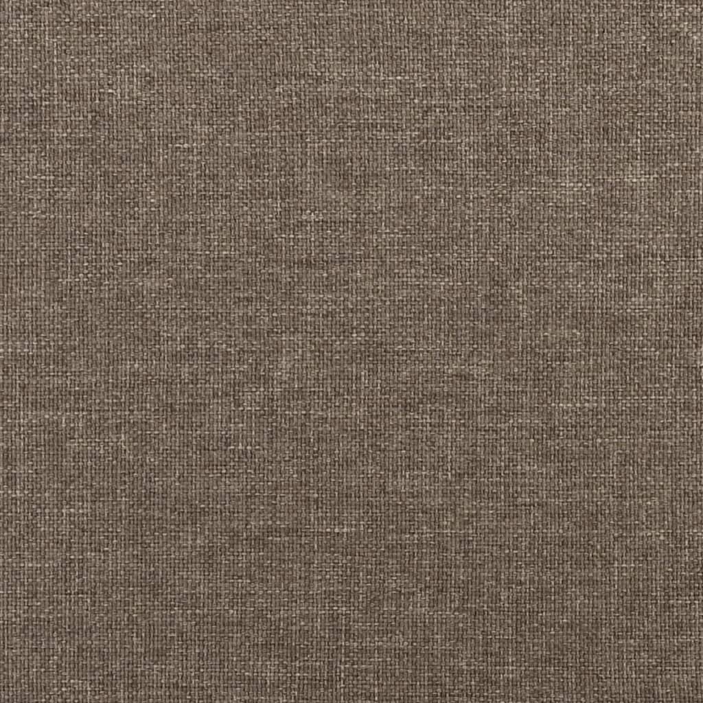 Bancă, gri taupe, 70x35x41 cm, textil