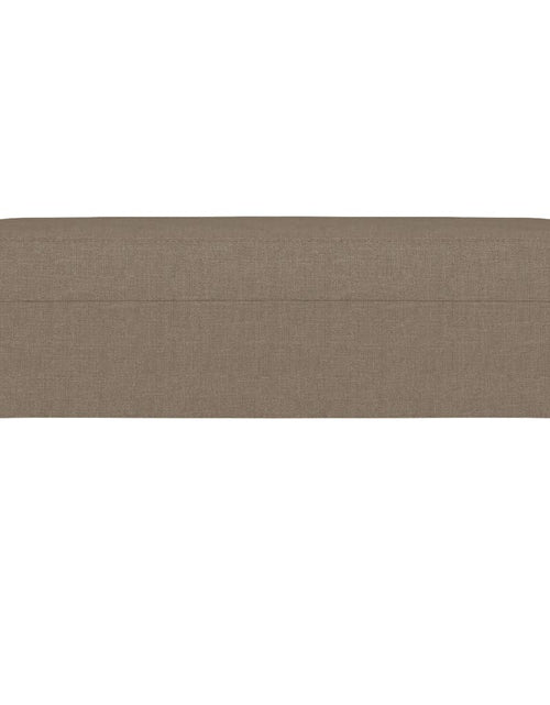 Încărcați imaginea în vizualizatorul Galerie, Bancă, gri taupe, 100x35x41 cm, textil
