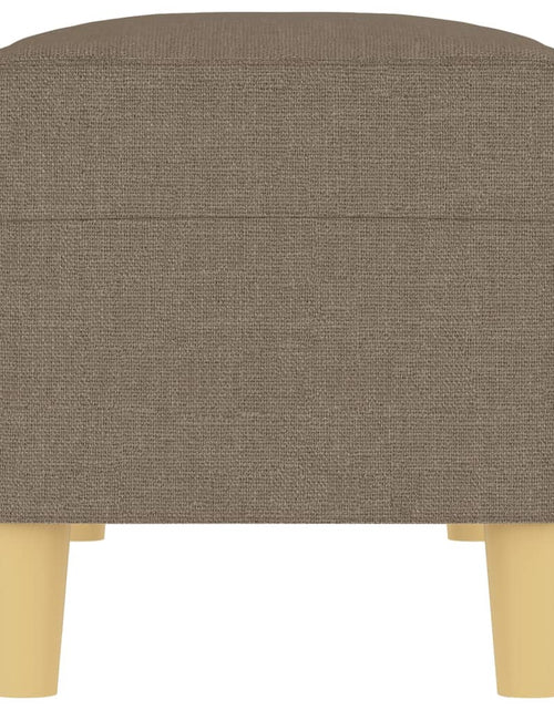 Încărcați imaginea în vizualizatorul Galerie, Bancă, gri taupe, 100x35x41 cm, textil
