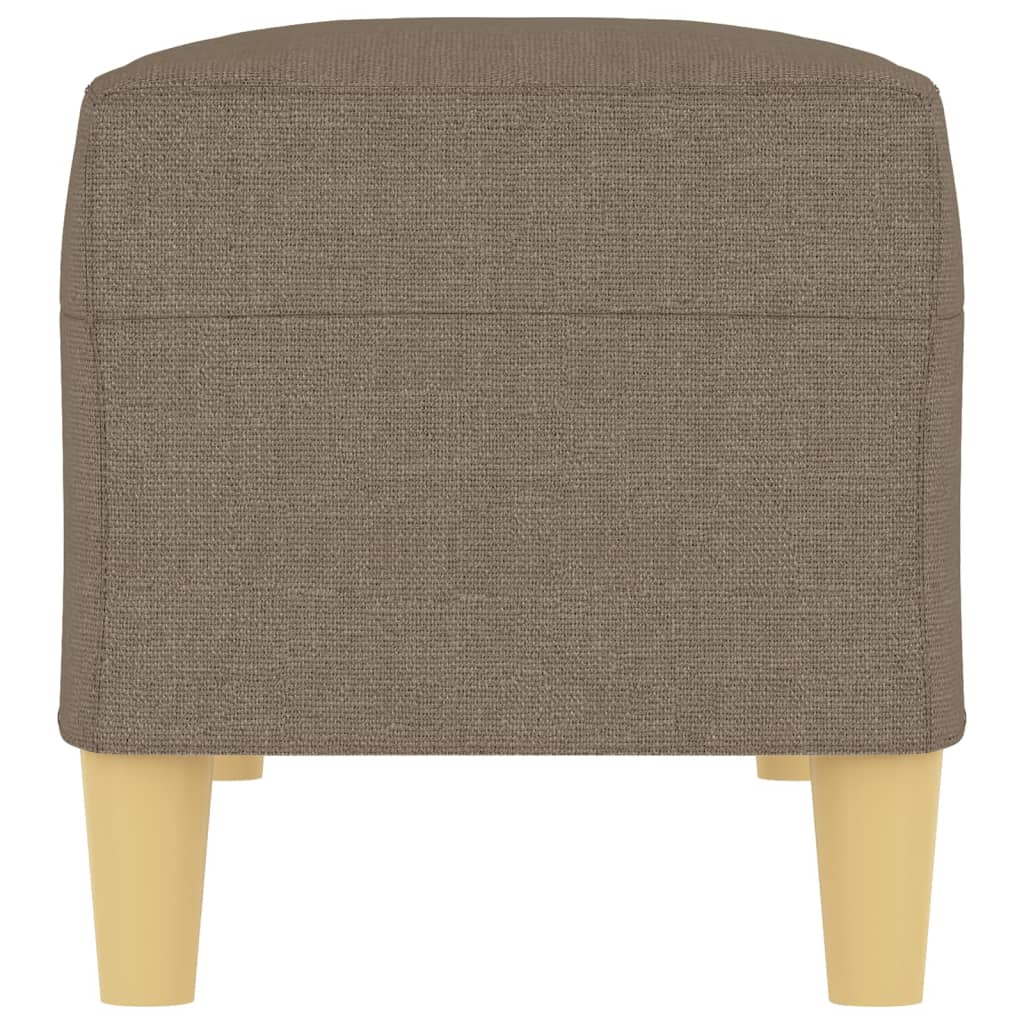 Bancă, gri taupe, 100x35x41 cm, textil