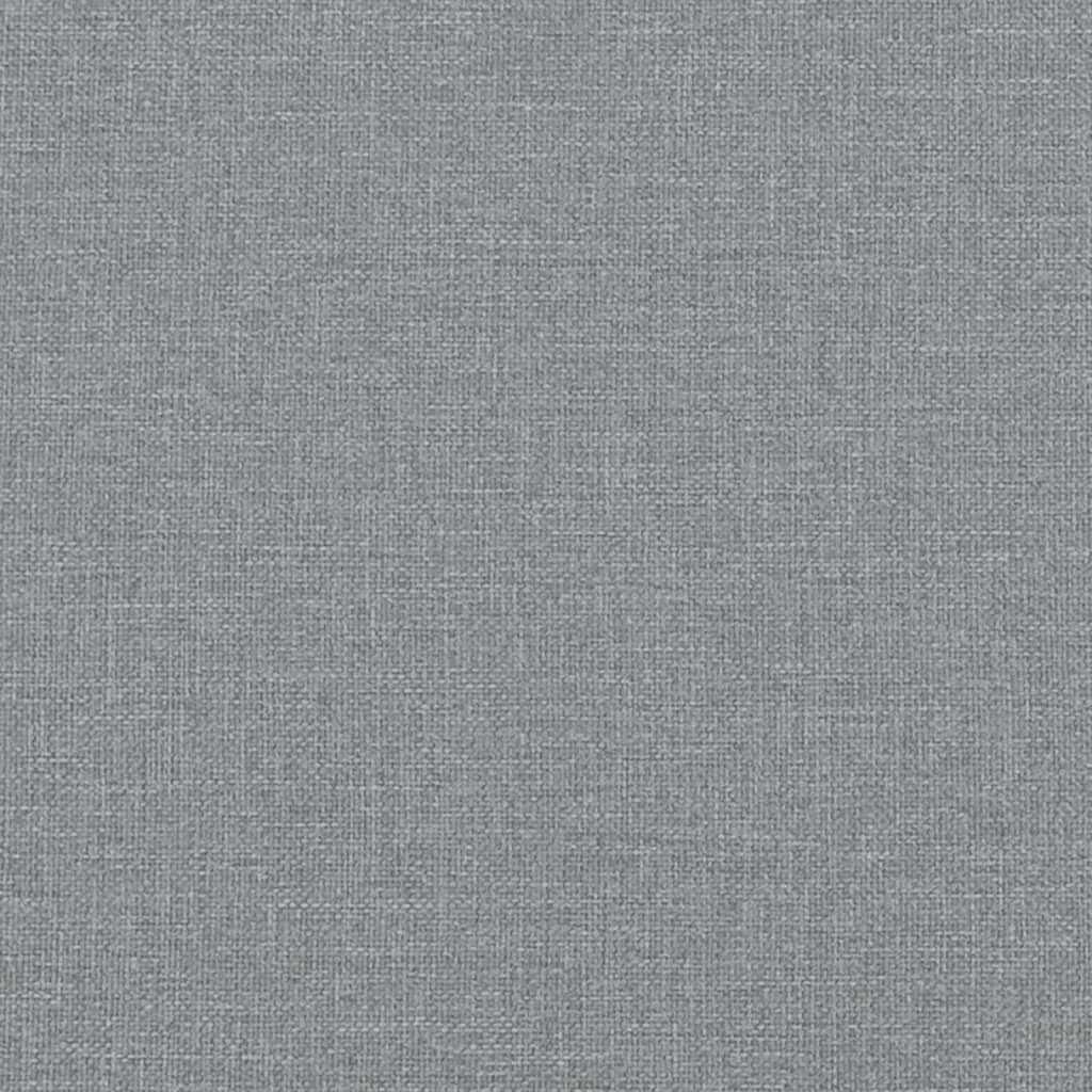 Perne decorative, 2 buc., gri deschis, Ø15x50 cm, textil