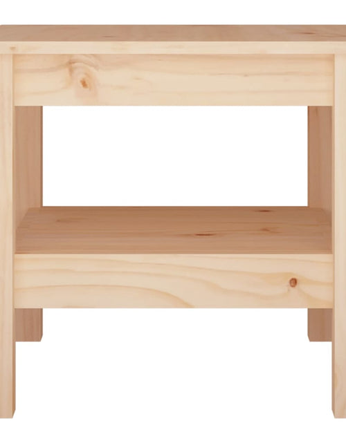 Загрузите изображение в средство просмотра галереи, Măsuță de cafea, 45x45x40 cm, lemn masiv de pin
