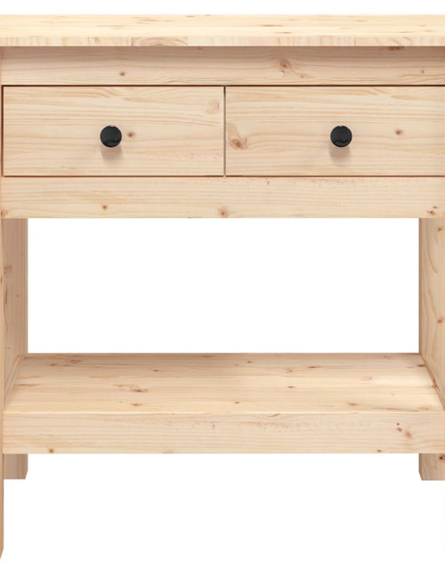 Загрузите изображение в средство просмотра галереи, Masă consolă, 75x35x75 cm, lemn masiv de pin
