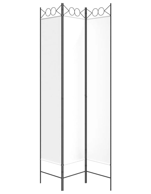 Загрузите изображение в средство просмотра галереи, Paravan de cameră cu 3 panouri, alb, 120x220 cm, textil
