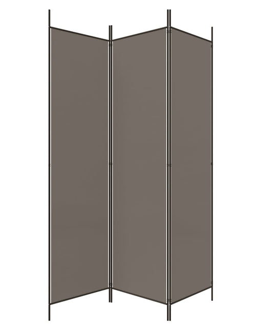 Загрузите изображение в средство просмотра галереи, Paravan de cameră cu 3 panouri, antracit, 150x220 cm, textil
