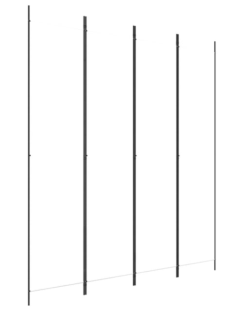 Загрузите изображение в средство просмотра галереи, Paravan de cameră cu 4 panouri, alb, 200x220 cm, textil
