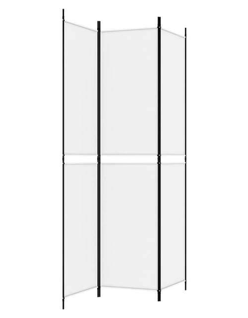 Загрузите изображение в средство просмотра галереи, Paravan de cameră cu 3 panouri, alb, 150x220 cm, textil

