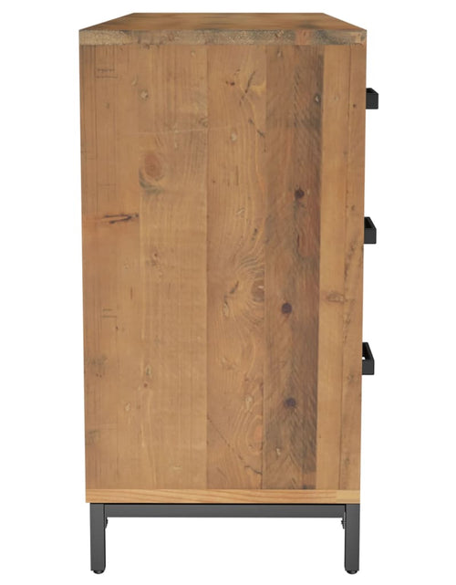 Загрузите изображение в средство просмотра галереи, Servantă, maro, 110x35x70 cm, lemn masiv de pin reciclat
