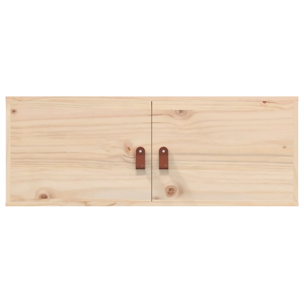 Dulapuri de perete, 2 buc., 80x30x30 cm, lemn masiv de pin